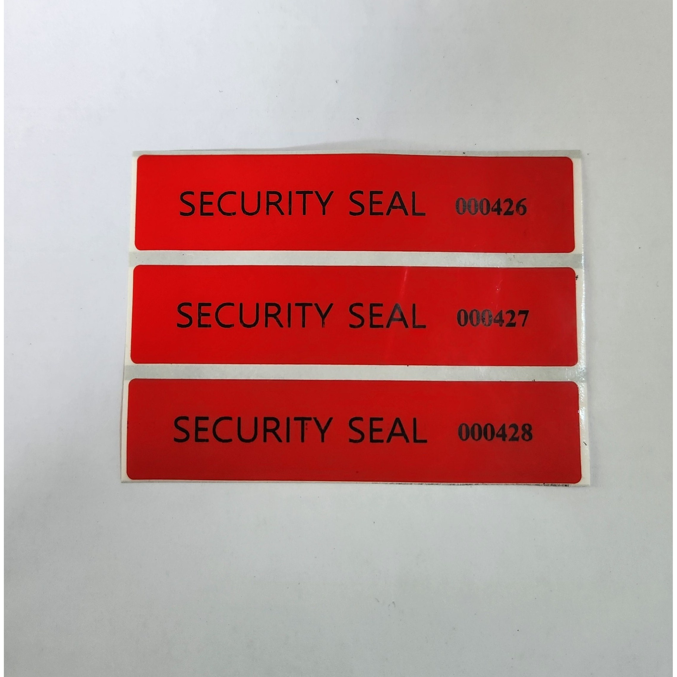 드림아이티 잔류 보안라벨 보안스티커 봉인라벨 봉인스티커 적색 90x20mm 100매 55,000원