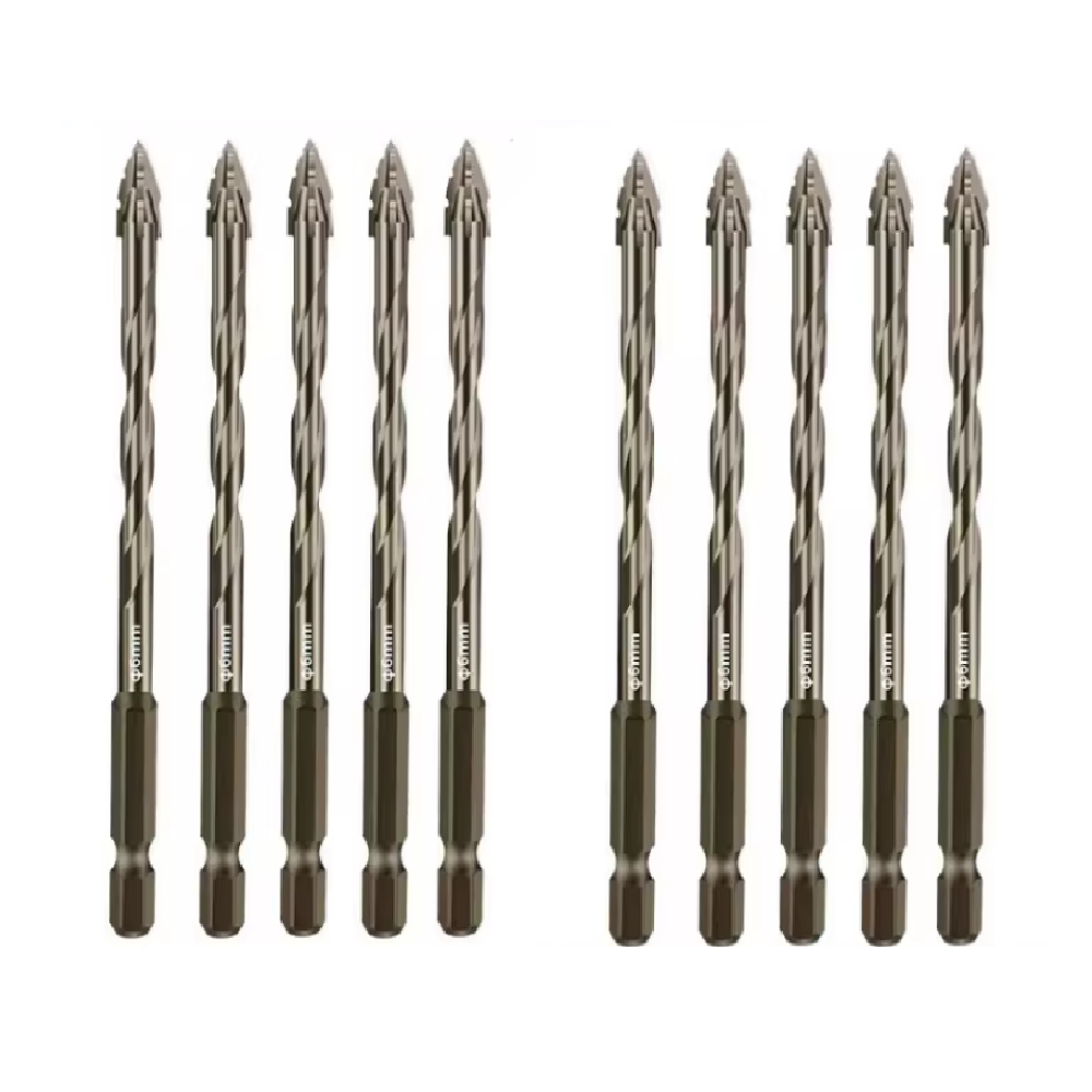 디와이툴즈 4날 편심 드릴 비트 6mm 고강도 콘크리트 목공 철공 겸용, 10개 14,100원