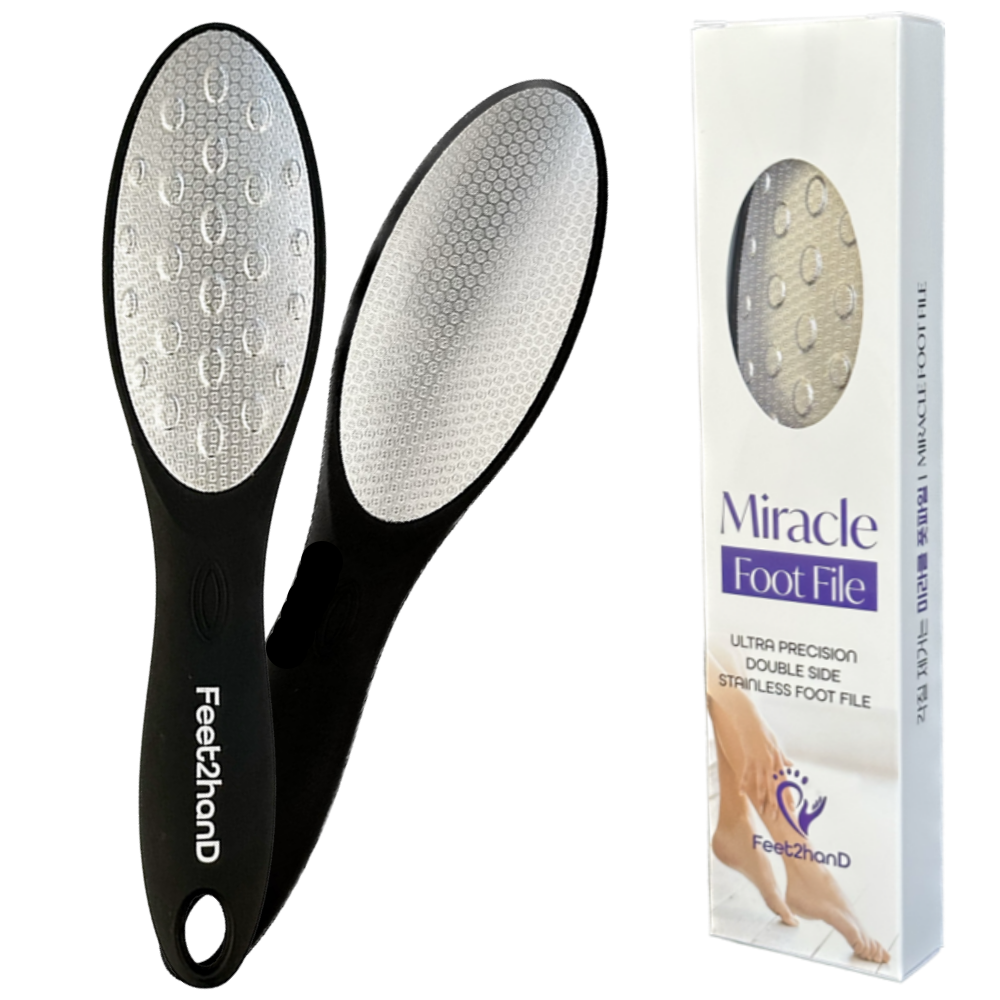 핏투핸드 미라클 양면 스텐 풋파일 발각질 제거기, 1개, 1개입 9,900원