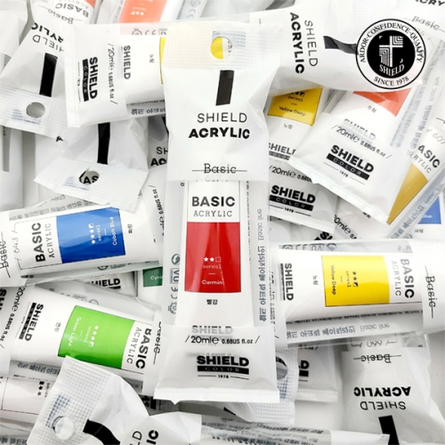쉴드 베이직 아크릴물감 20ml 낱색 12색 790원