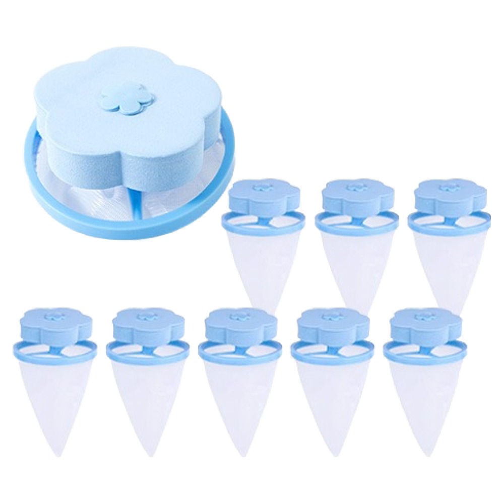 PDS리빙 꽃송이 통돌이 세탁기 거름망, 블루, 8개 4,000원