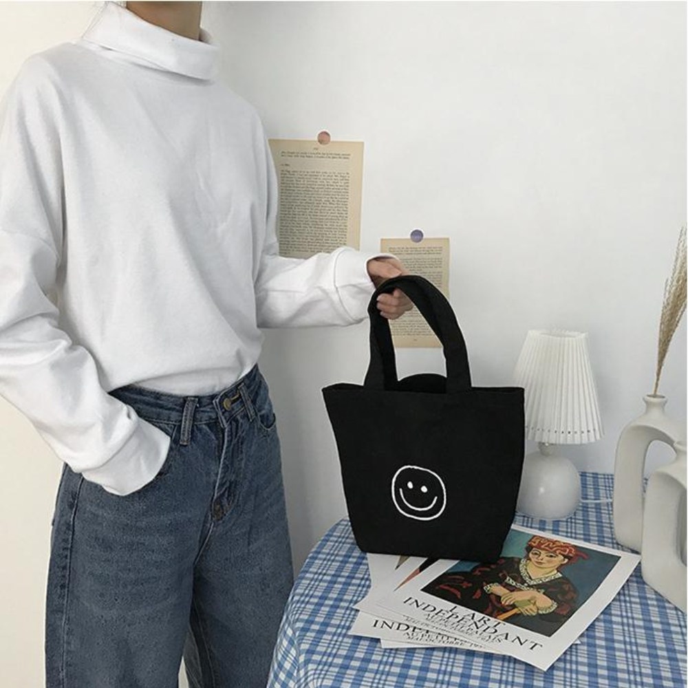 홀프로 스마일 미니에코백 보조가방 도트백 9,300원