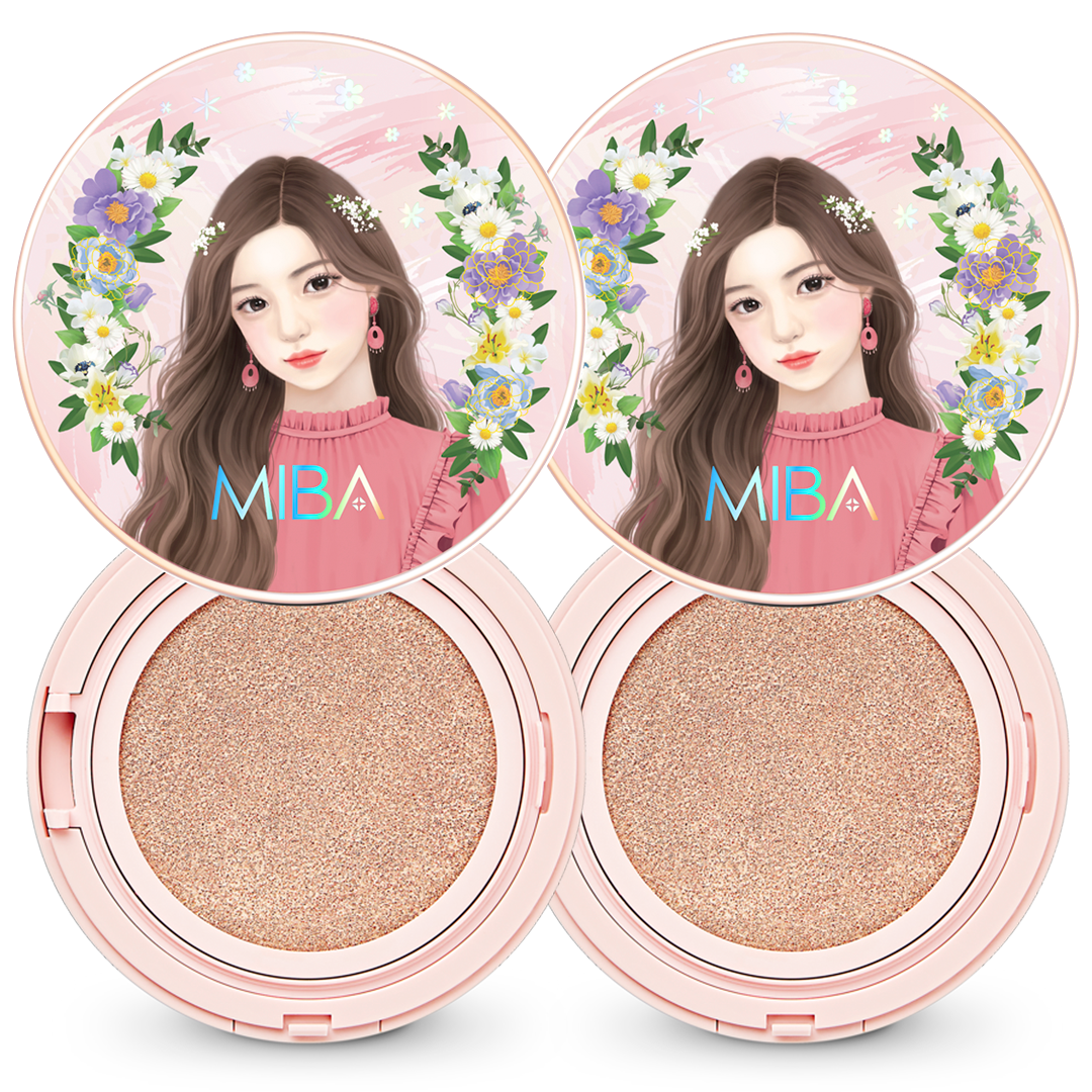 미바 왕쿠션 시즌2 본품25g 리필25g 2P 세트 광채 커버 미백 자외선차단, 21호, 1개 51,900원