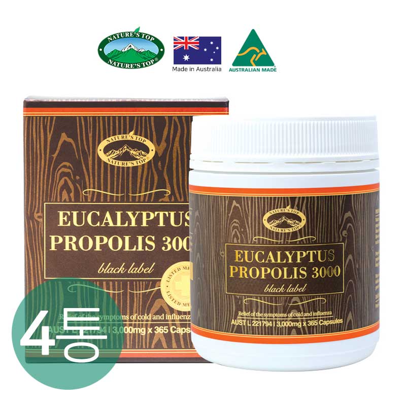 호주 네이처스 탑 유칼립투스 프로폴리스 3000mg , 365정, 365정, 4개 265,000원