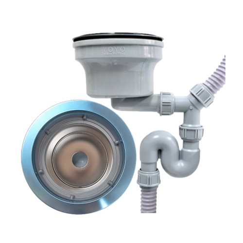 코트랩 싱크대 대형 클린 스텐 배수구 세트 악취차단 S트랩 배수통교체 29,900원