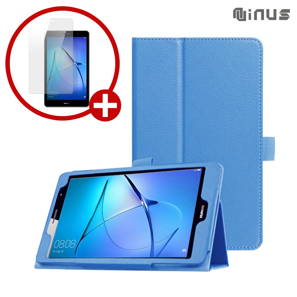 화웨이 미디어패드 T3 8.0 태블릿 가죽/북커버/스마트/아머 케이스 + 강화유리 12,250원