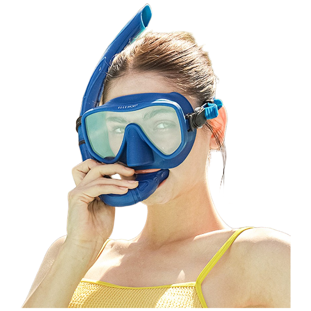 엘르 스노쿨링 마스크 세트 보관용 하드케이스 증정, 퍼시픽블루 29,800원