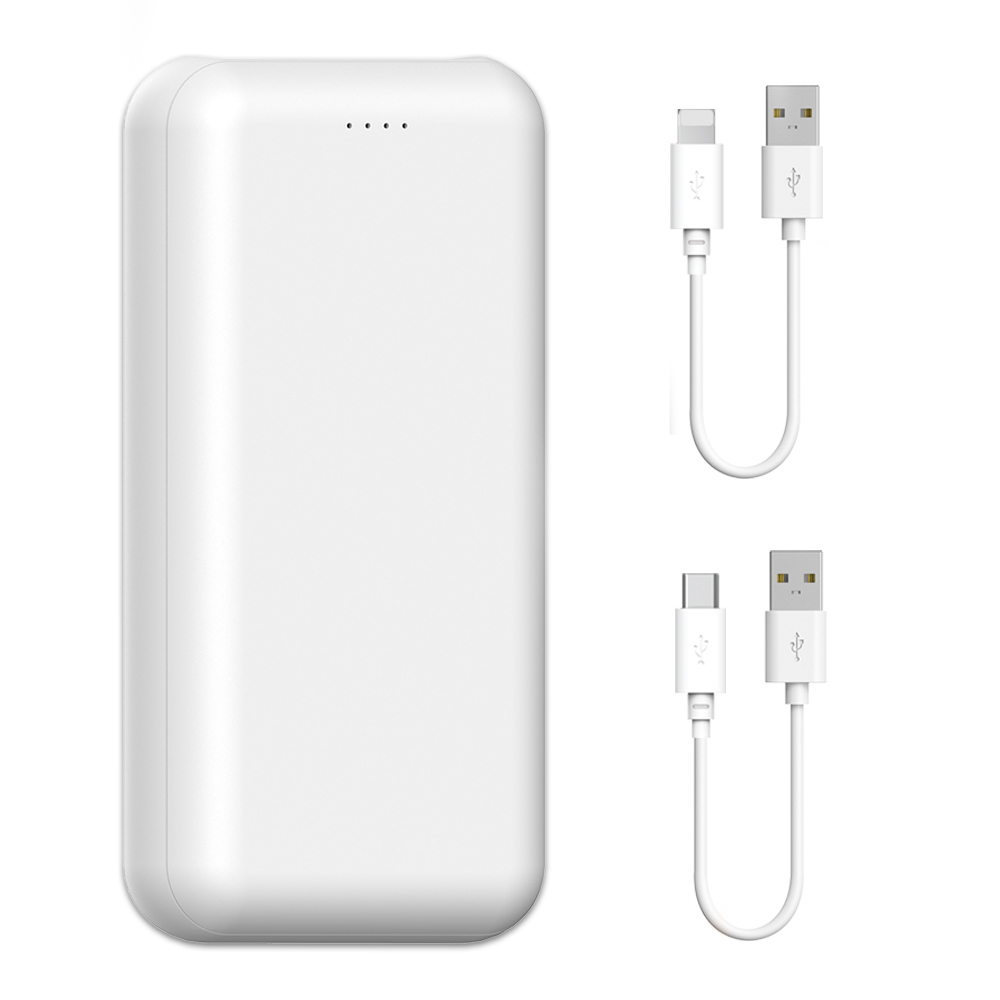 hamada 듀얼 보조배터리 20000mAh +C타입 숏케이블 + 8핀 숏케이블 21,900원
