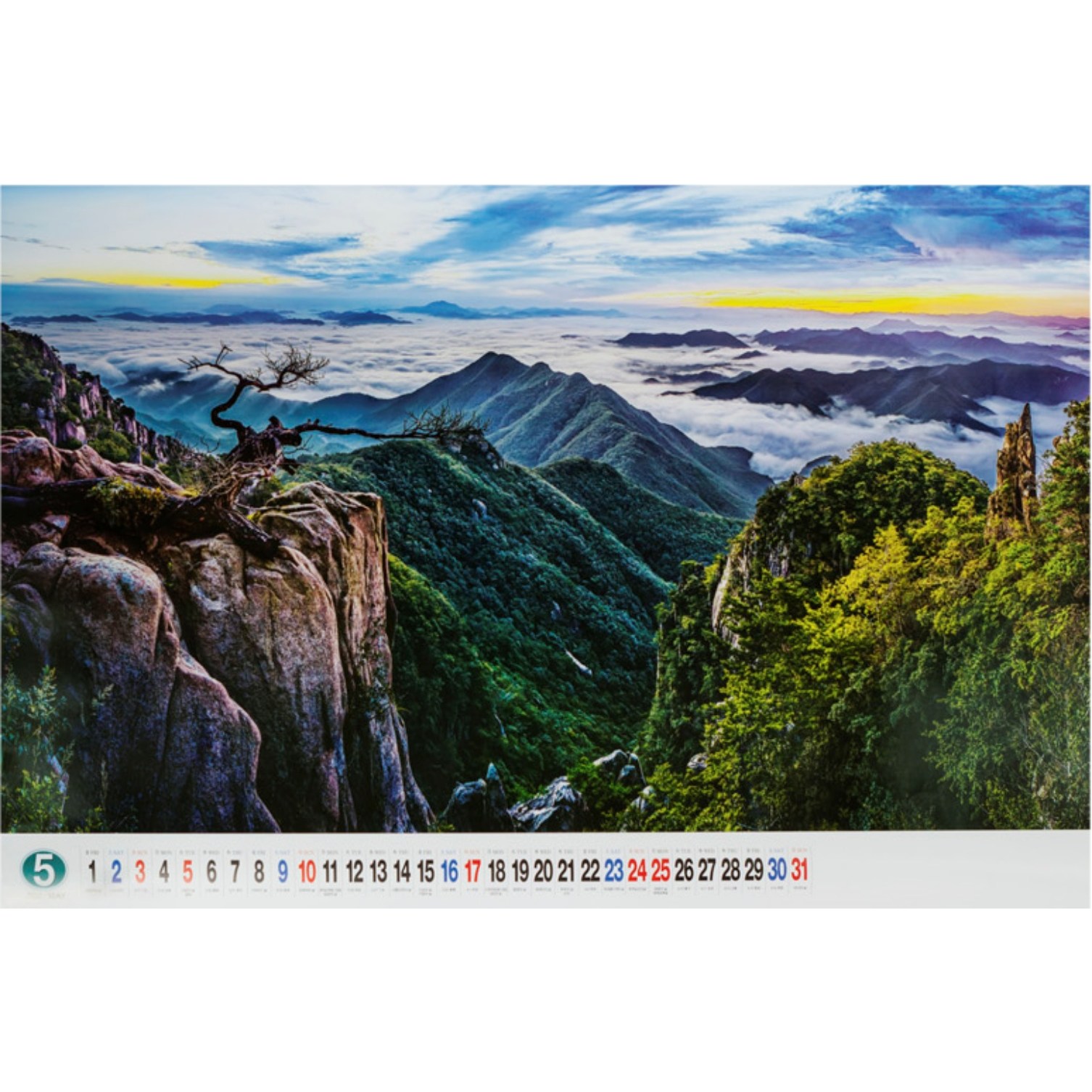 2026년 신형  대한민국 대자연 대형벽걸이 달력 특대형 카렌다 29,800원
