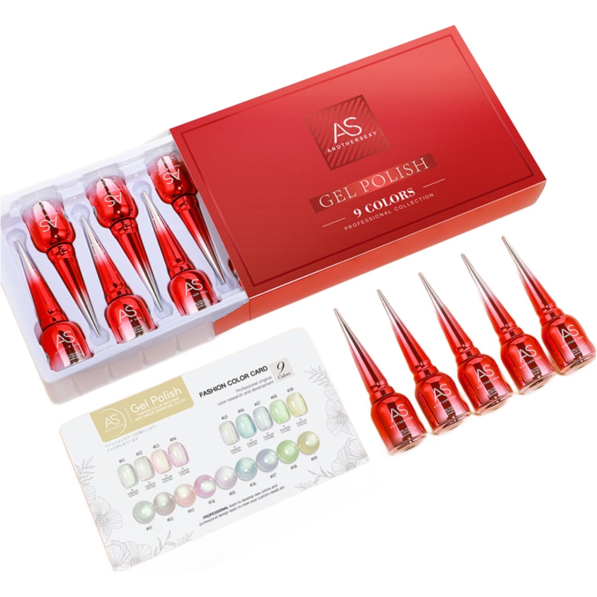 [AS젤] 페어리 드롭 9종 자석 젤네일 세트 15ml, 1세트, ATW 9종 47,100원