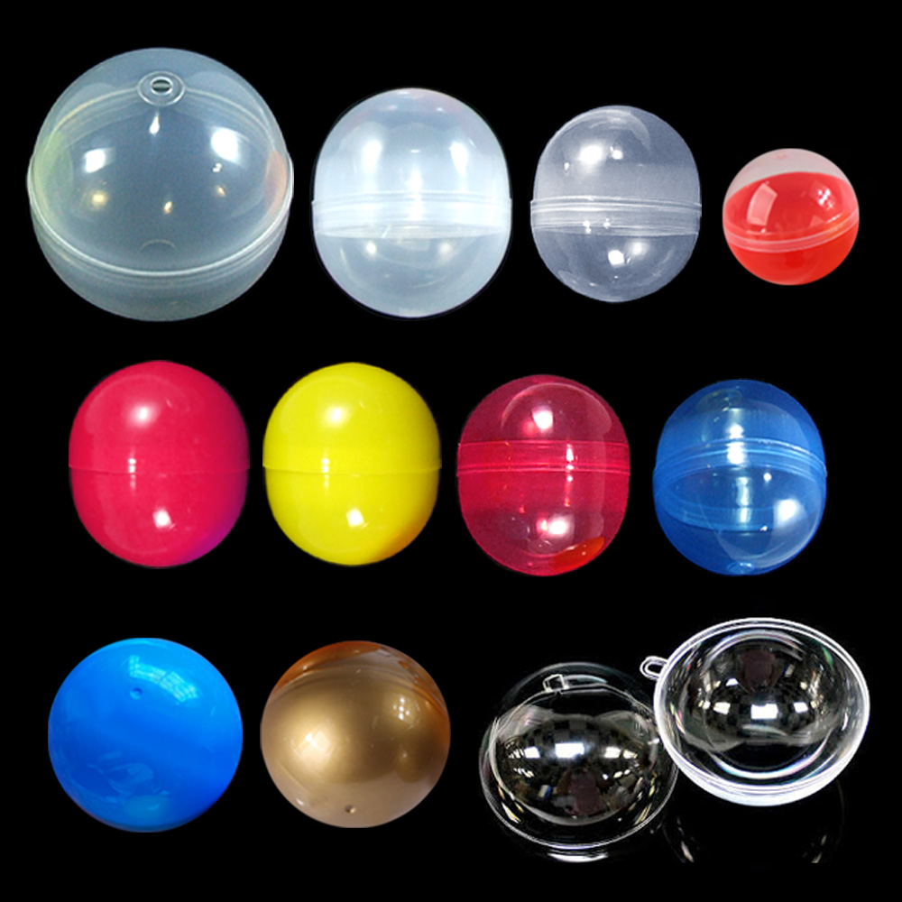 B 둥근캡슐 소량구매 럭키볼 크리스마스볼 빈캡슐 투명볼 선물 뽑기 볼 타임캡슐 추첨볼 공캡슐 뽑기기계, 1개 4,000원