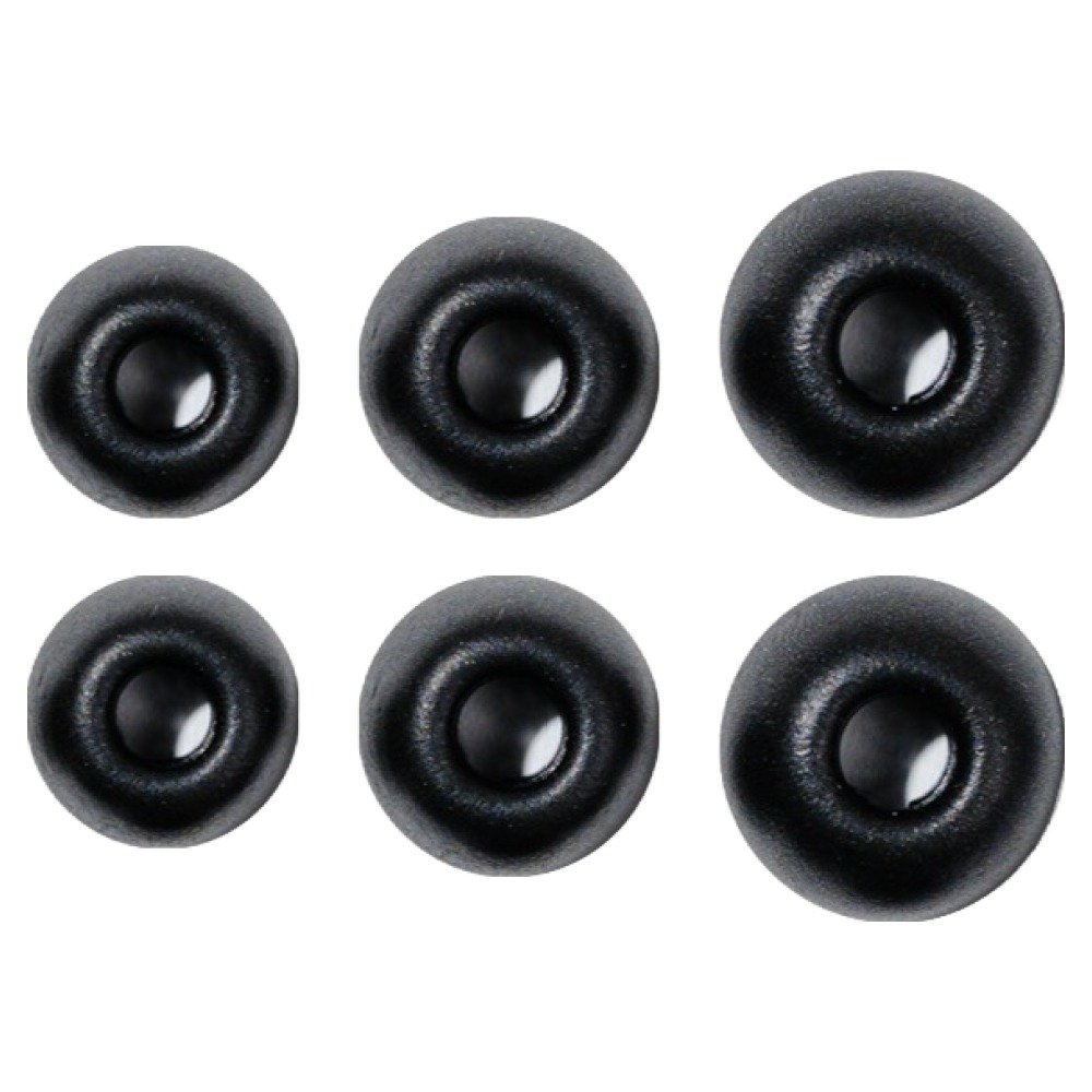 구스페리 갤럭시 버즈3 FE 호환 메모리폼 이어팁 S 2p, M 2p, L 2p, 블랙, 1개, 단일상품 7,110원