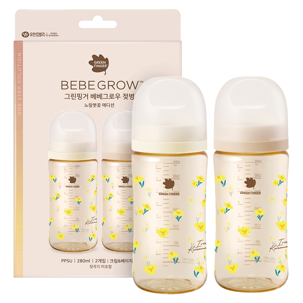 베베그로우 PPSU 노꼭지 젖병 트윈팩 30,340원