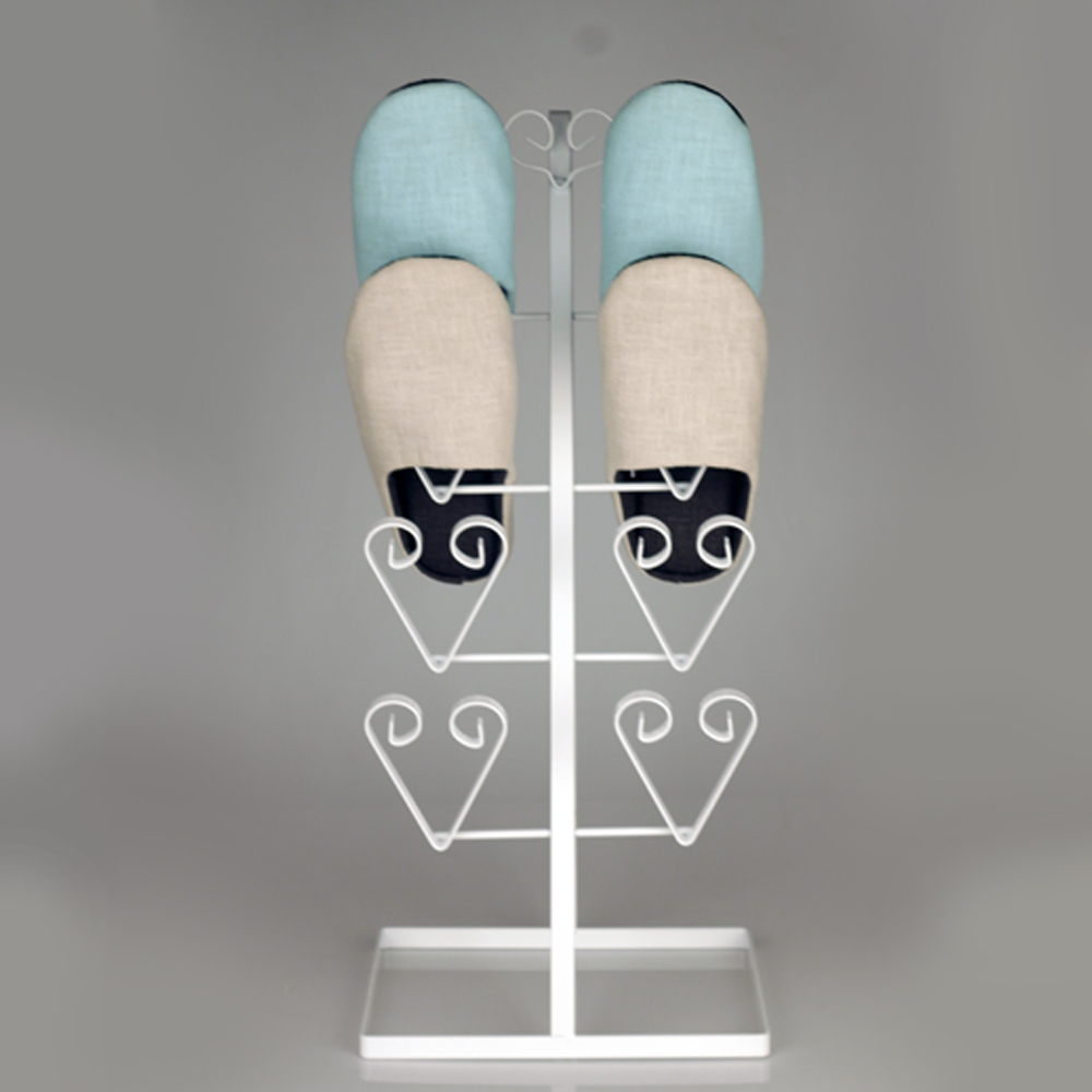 ELMORO 엘모르 4인 하트 실내화걸이 슬리퍼 꽂이, 4인 하트 화이트, 1개 24,980원