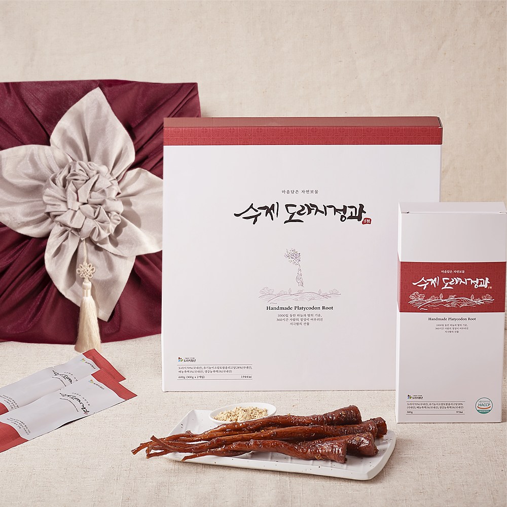 국산3년생 수제 개별 도라지정과 500g 부모님 상견례 선물 96,000원
