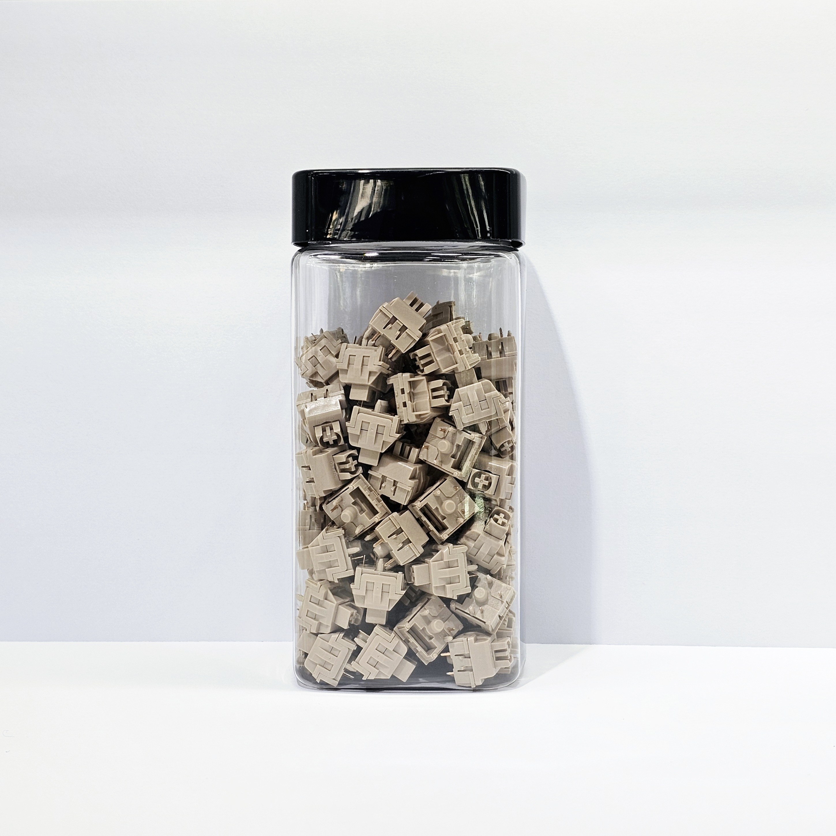 큐센 QSENN 특주축 크림치즈축 V1 택타일 공장윤활 기계식 키보드 스위치 축 5핀 (105개 패키지) 19,000원