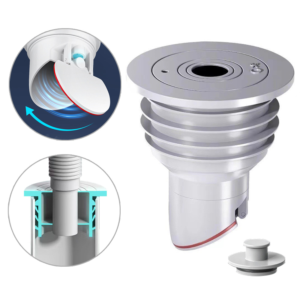 3S리빙 배수구트랩 / 다양한 호스연결 가능 화장실 욕실 베란다 벌레 악취차단 역류방지 냄새차단트랩 3,550원