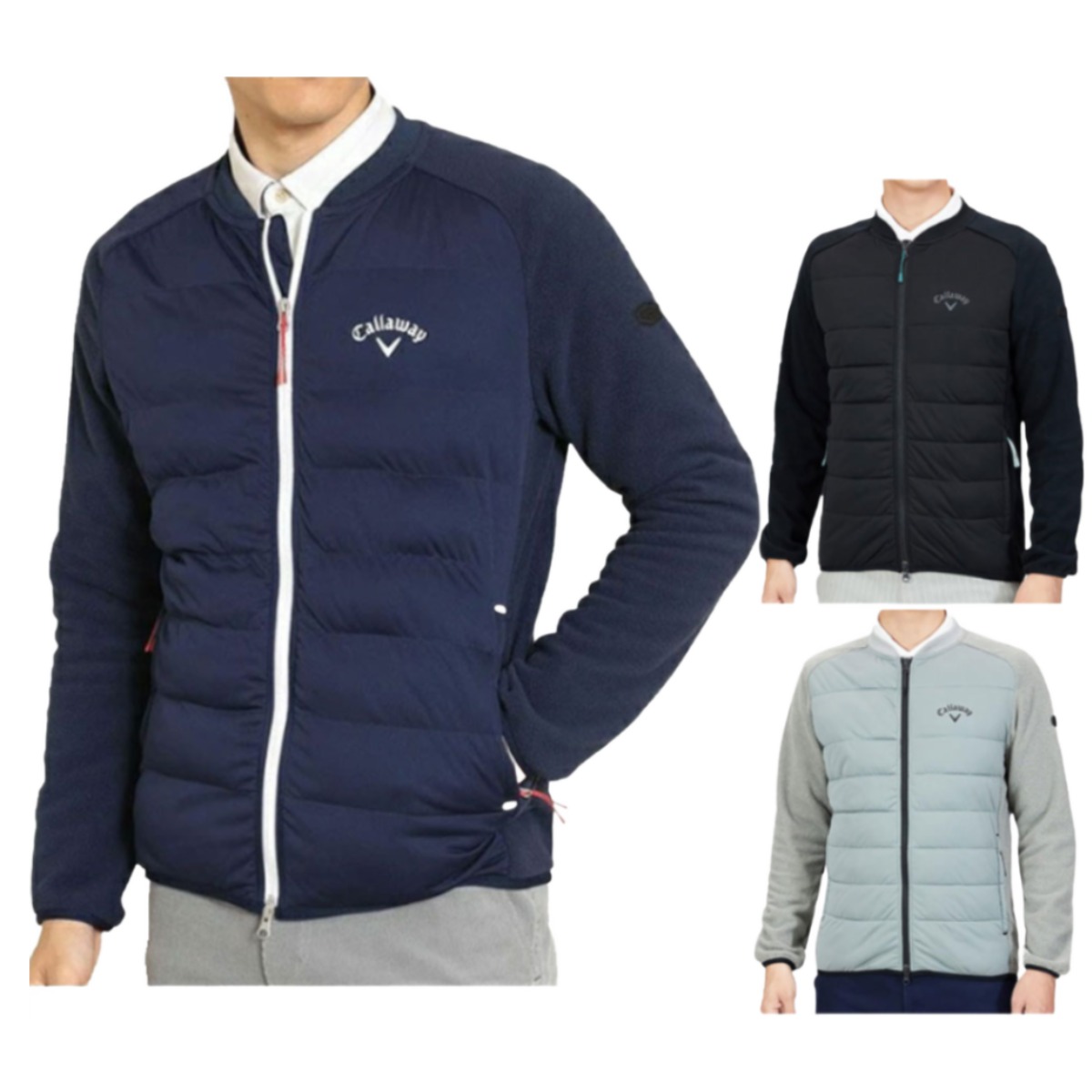 캘러웨이 C22217105 남자 골프 기모 양털 가을 겨울 바람막이 점퍼 패딩 자켓 132,000원