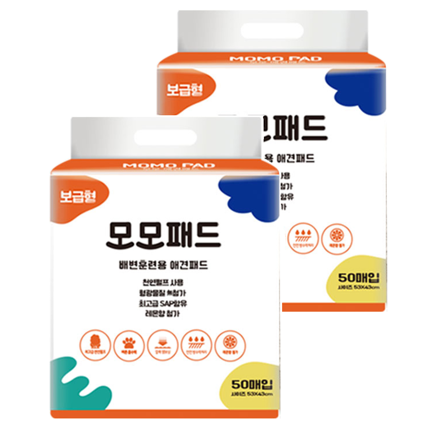 모모 강아지 배변패드 레몬향, 50개입, 2개 14,380원