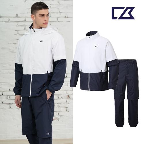 cutterbuck 남성 골프 배색블럭 비옷 상하의 세트 - CBM3ARW302 226,100원