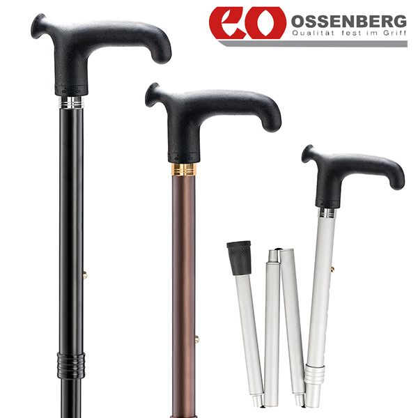 [OSSENBERG] 오쎈버그 스몰 더비 지팡이(독일제) - 접이식, 블랙 (17624), 1개 73,410원
