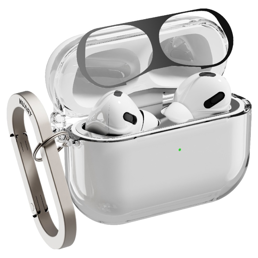 누아트 변색없이 투명한 일체형 투명 하드케이스 + 메탈 철가루 방지스티커 세트 9,900원