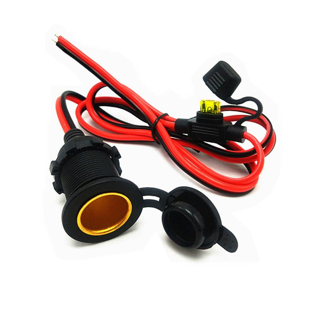 시거잭 케이블 2M 퓨즈 20A 방수 12V 24V 차량 소켓 휴즈 포함 방수 홀더 8,000원