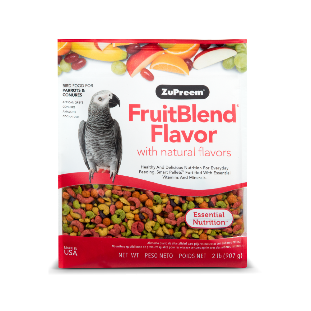 주프림 후르츠블렌드 중대형 907g 뉴기니아 회색 아마존 앵무새 먹이 펠릿 사료, 1개, 7.94kg 187,000원