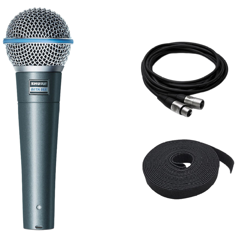SHURE BETA58 유선 마이크 슈어 BETA58 A 다이나믹 마이크 스탠드 패키지 291,000원