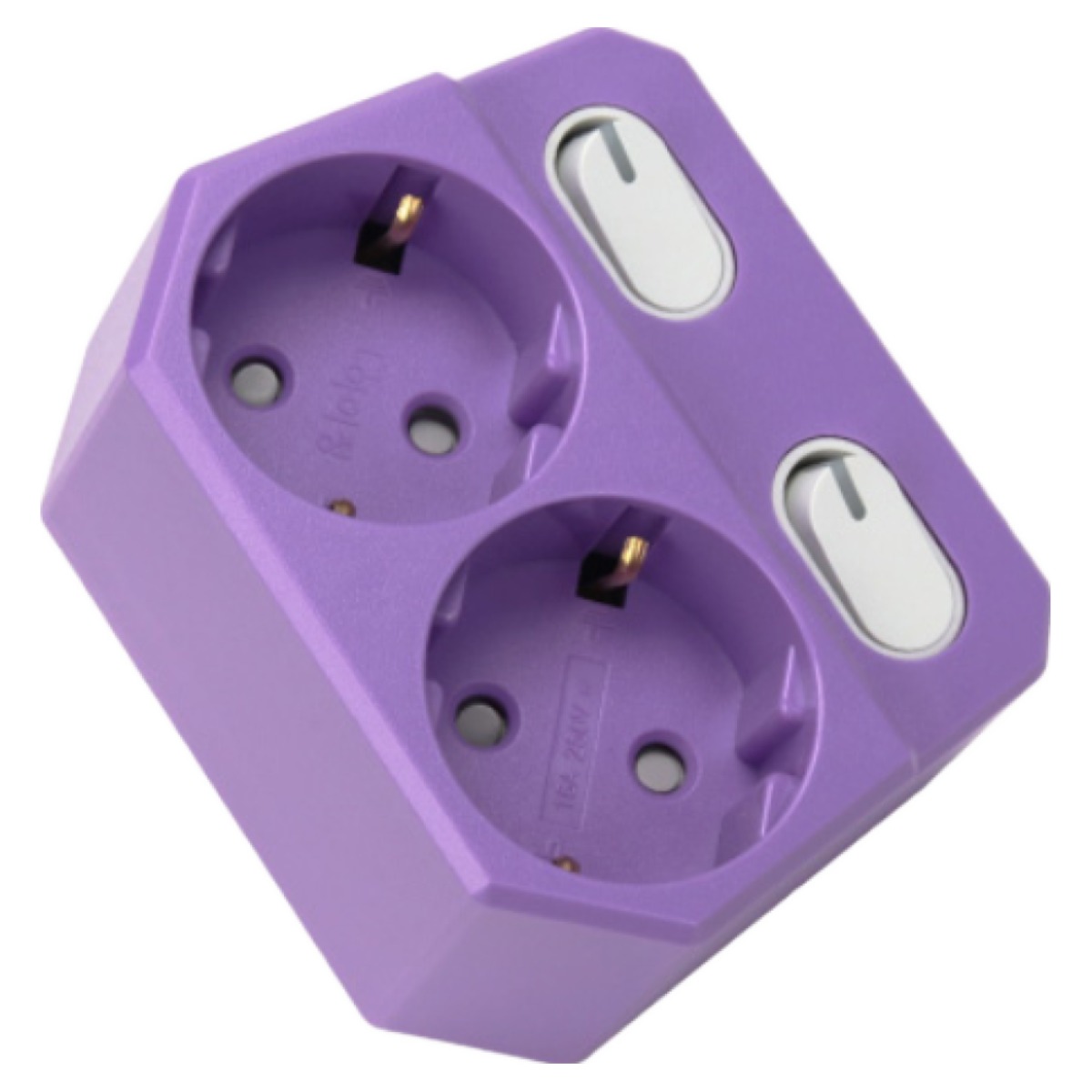 아이정 더좋은 회전형 개별 스위치 2구 멀티탭 추천 콘센트 이사준비물 새집준비물, 2개, 퍼플, 0.1cm 19,500원