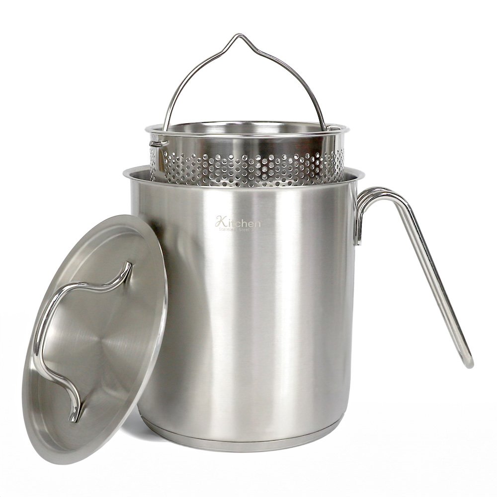 올스텐304 프리미엄 3중 인덕션 멀티팟 3.5L (채망포함) 파스타팟 긴 냄비 캐틀앤보틀 유유마트 36,900원