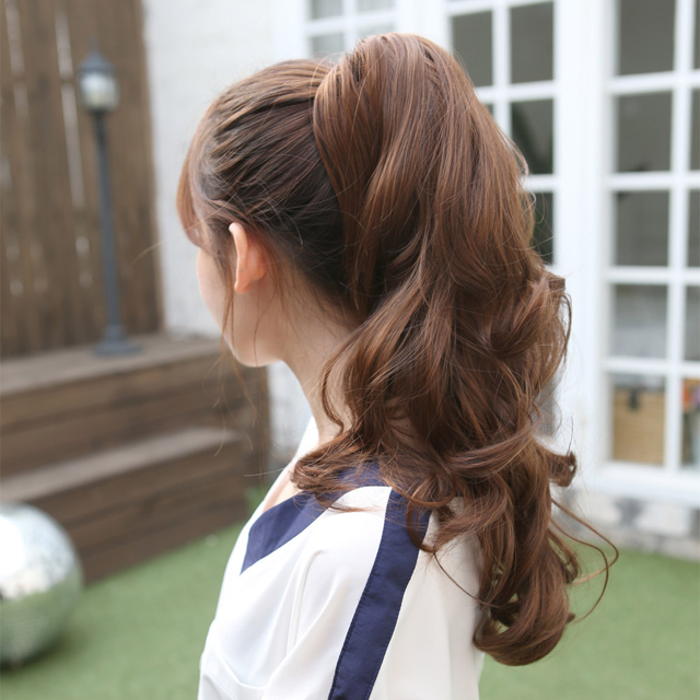 가발프랜즈 포니테일 집게 웨이브 45cm 묶음머리가발 23,800원