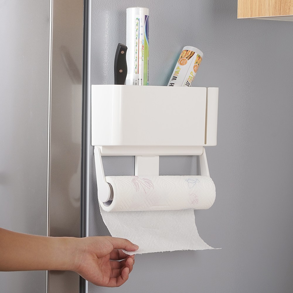 Zaxnouvi 강력 자석 접착식 키친타올 걸이 ABS 무타공 주방 선반 5,810원