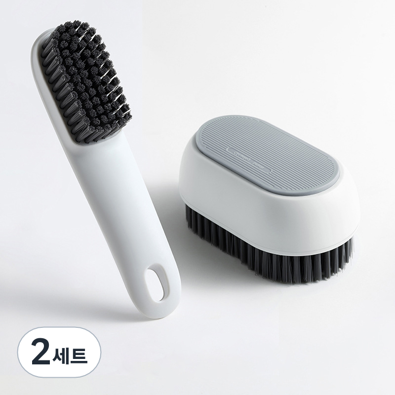 코히모 운동화 세척 솔 청소 브러쉬 2종 세트, 화이트, 2세트 11,500원