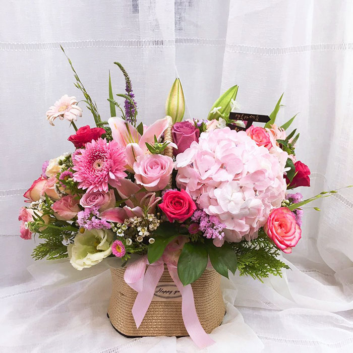 pm3시전주문시 다음날배송 고급생화꽃바구니,생일,기념일,출산,임신축하,환갑,칠순꽃 전국꽃배달,여자친구꽃선물, 62,070원