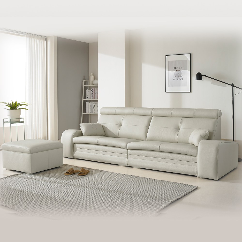 꼬마나무100%국내제작 이태리천연면피통가죽4인소가죽투투쇼파 1,290,000원