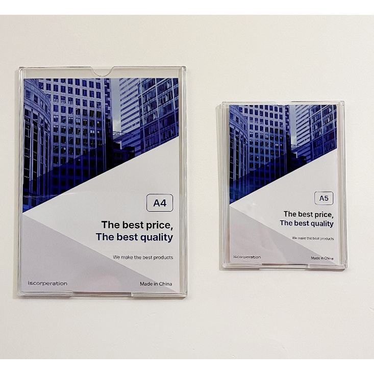 A6 A5 A4 아크릴 게시판 제작 카페 어린이집 학원 아파트 엘리베이터 부착알림판 종이꽂이 2,280원