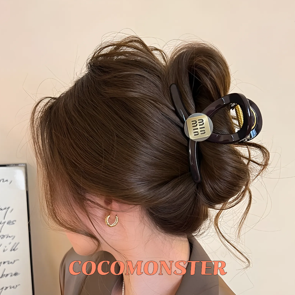 COCOMONSTER 프리미엄 고급 골드 포인트 올림머리 헤어 집게핀 18,000원