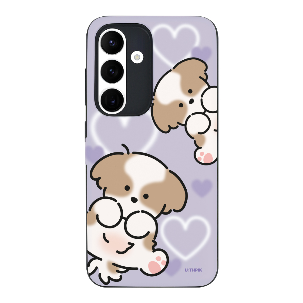 유스픽 디자인 카드 2장 수납 마그네틱도어 휴대폰 케이스 왕왕 귀여워 발라당 22,530원