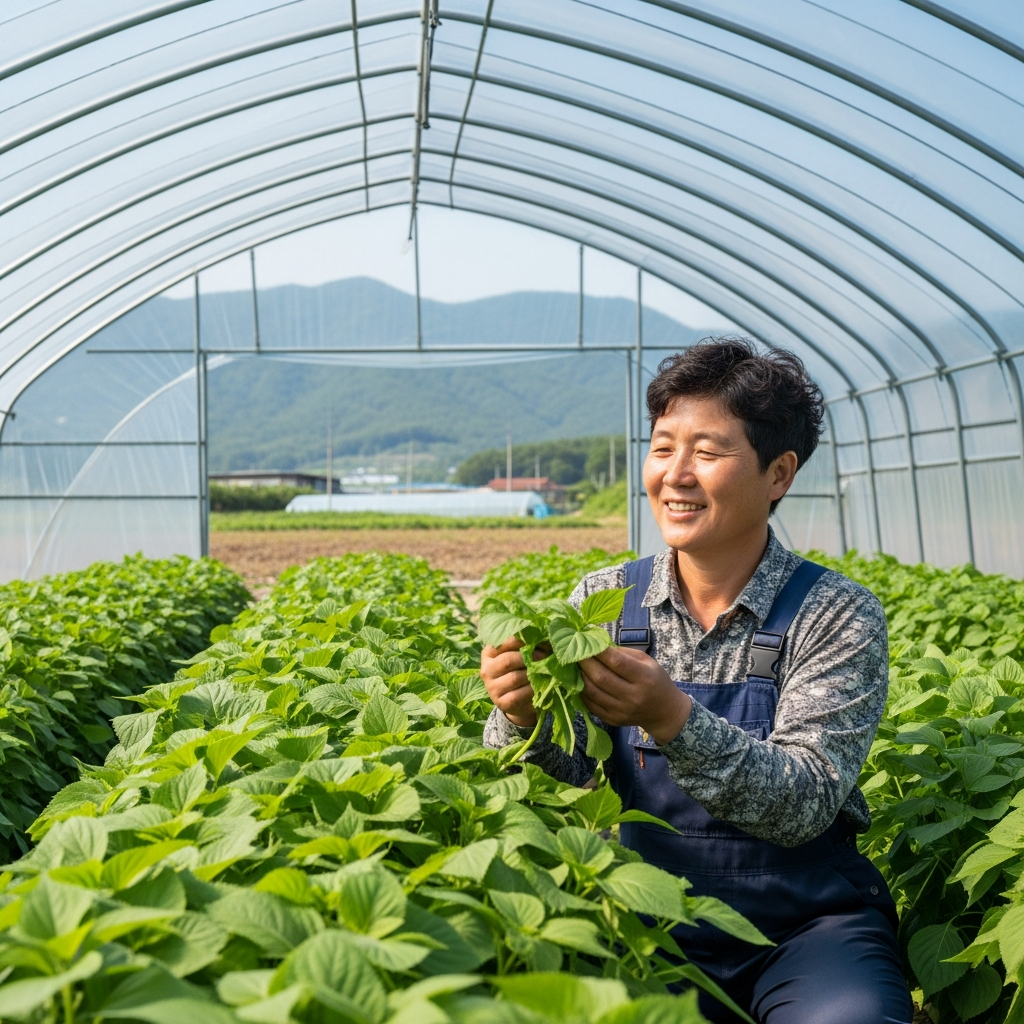 [GAP인증]하루담음 밀양깻잎 찹찹이 당일수확 당일출하, 1개, 500g 8,900원
