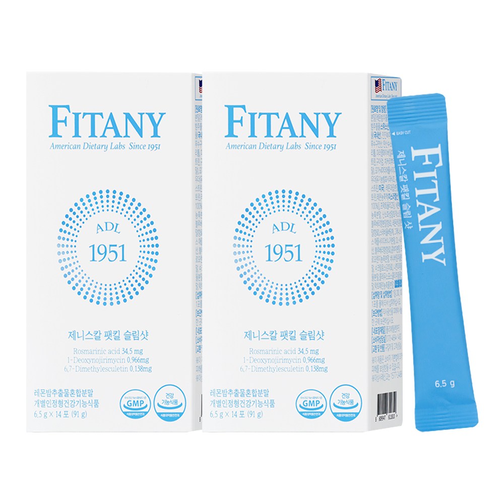 [FITANY] 피타니 제니스칼 팻킬 슬림샷 Ob-X 레몬밤 다이어트, 2개, 91g 109,000원