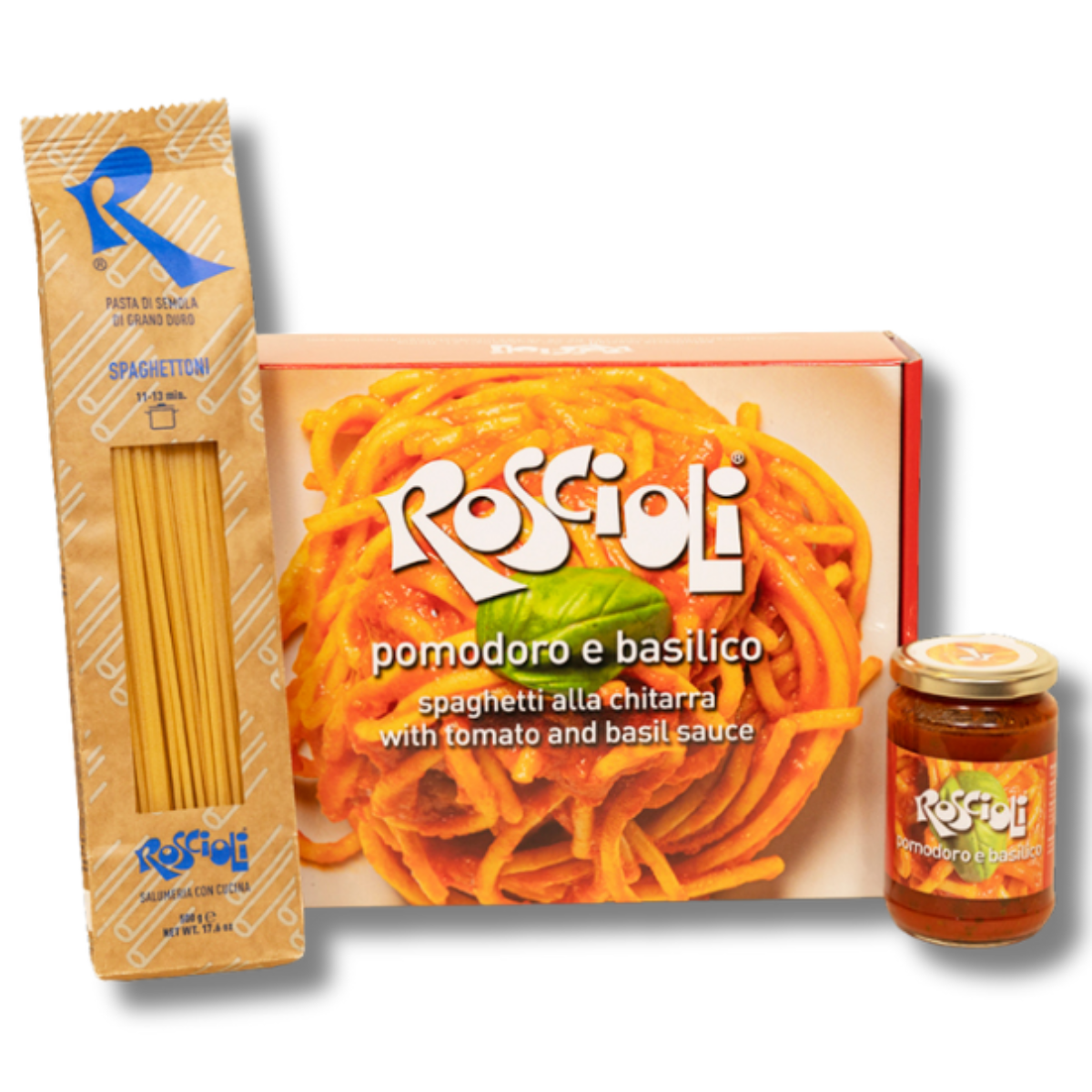 로숄리 이탈리아산 100% 밀키트 토마토 & 바질 소스 1병 + 파스타 면 1팩 Roscioli Meal Kit Tomato & Basil / 선물용 패키지 35,400원