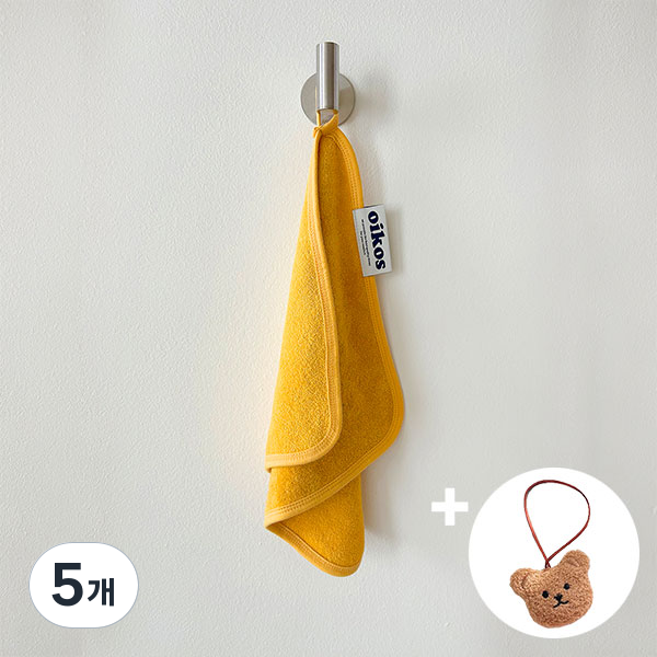오이코스 핸드타월 1장 고리형 어린이집수건 곰돌이네임택 증정 35,750원