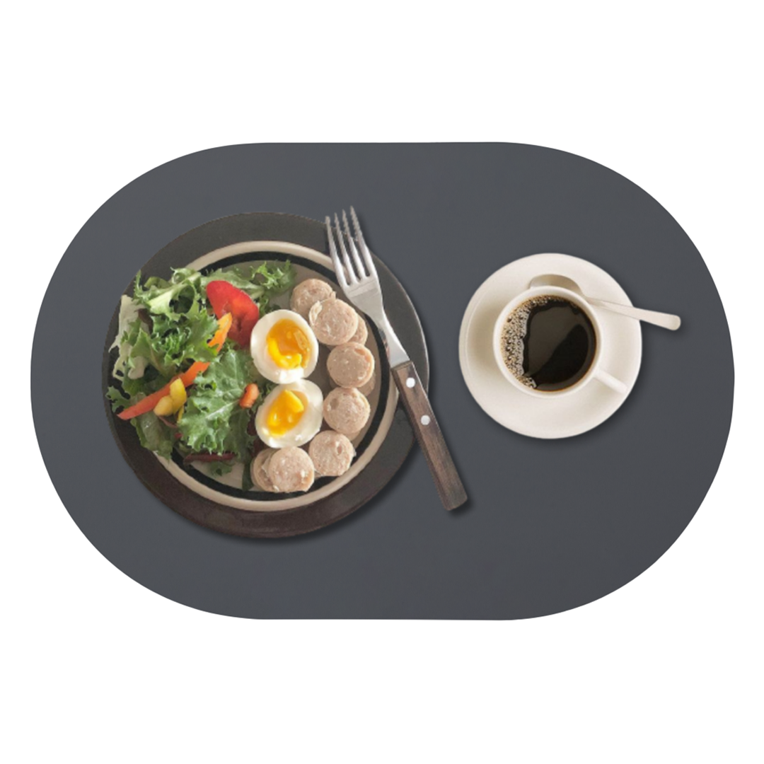 디아르 플래티넘 실리콘 방수 플레인 식탁매트, 다크그레이, 43 x 29.5 cm, 1개, 현재가 8,900원