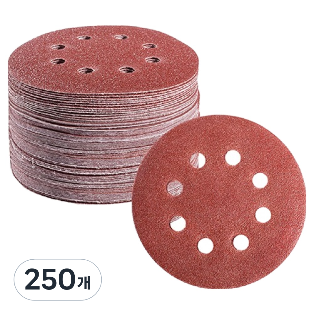 OON 원형 사포 샌딩 페이퍼 8홀 60방 125mm 37,250원