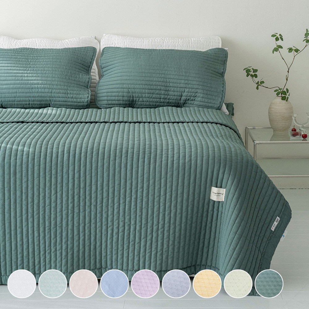 풍기 냉감 인견100% 워싱 이불 스프레드 시원한 여름이불세트 S/Q/K/CK 9컬러 75,900원
