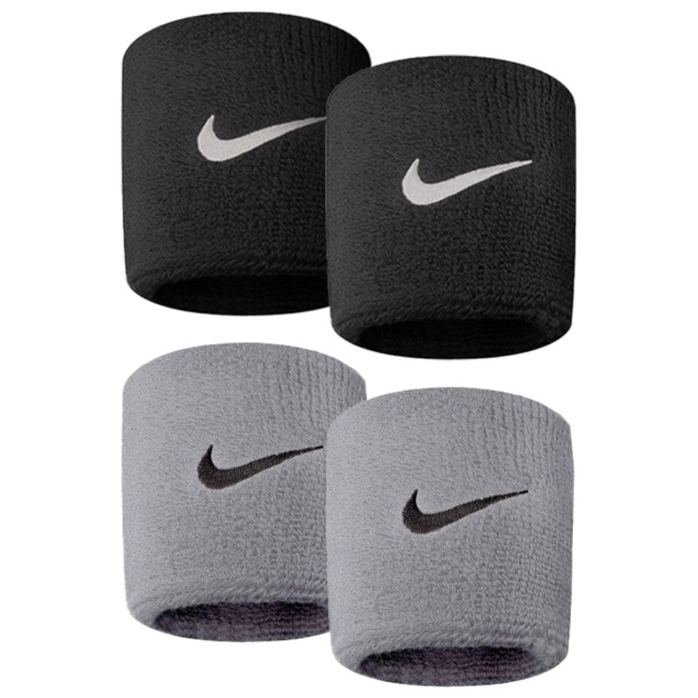 나이키 스우시 손목밴드 혼합, 블랙+그레이, 4개 20,990원