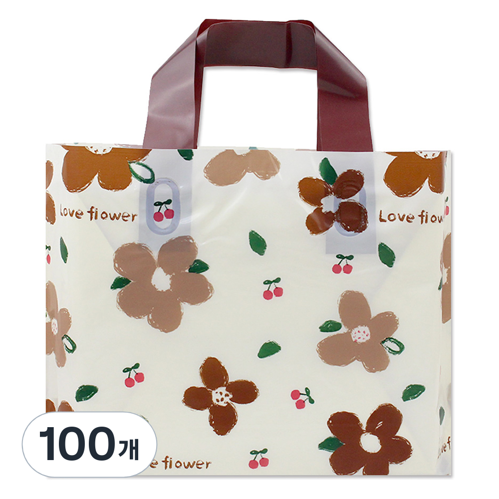 아이엔피 LDPE 손잡이 비닐백 대 40 x 30 cm 42,440원