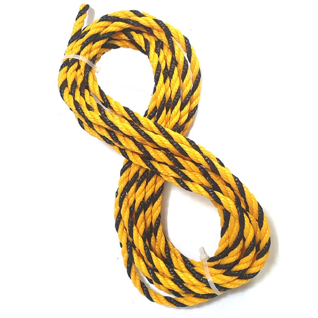 표식로프 10미터 절단 낱개 소량 안전로프 타이거로프 작업현장 접근금지 주의 8~12미리 6,000원