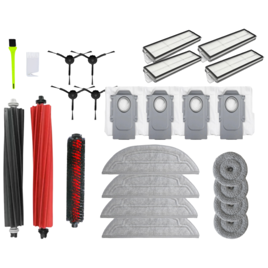 퓨어퍼스트 로보락 S8 MaxV Ultra 소모품 물걸레 더스트백 브러쉬 호환, 1세트, 6개월 풀패키지 36,000원